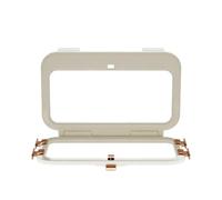 Générique Foldable Trash Bag Holder - Folding Waste Bin Rack | Hangable Garbage Bag Rack for Bathroom Kitchen Countertop, Drawer Balcony Bedroom Office Wardrobe Space Saving Organizer