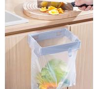 Générique Foldable Trash Bag Holder, Wall Mounted & Foldable, Garbage Bag Hanger, Household for Kitchen Cabinet, Table Sides, Toilets (Style-A)