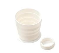 Générique Foldable Water Cup | Reusable Portable Drinking Cup | Camping Travel Silicone Folding Mug Bottle | Lightweight Space Saving Drinkware for Outdoor Hiking Backpacking Running Cycling Cruise