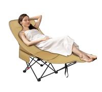 Générique Folding Camping Chair, Portable High-Back Picnic Seat, Lightweight Recliner with Foot Rest for Garden, Tailgating, Lawn, Deck, Patio, Poolside, Hiking, Fishing, Porch Use