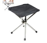 Générique Folding Camping Stool Chair, Portable Outdoor Chair for Sight Seeing, Lightweight Stainless Steel Bracket Seat, Outdoor Gardening and Fishing, High-Grade Oxford Cloth Material