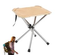 Générique Folding Camping Stool Chair, Portable Outdoor Chair for Sight Seeing, Lightweight Stainless Steel Bracket Seat, Outdoor Gardening and Fishing, High-Grade Oxford Cloth Material