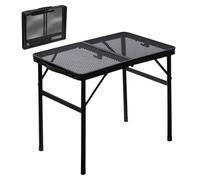 Générique Folding Camping Table, Compact Outdoor, Swift and Stable Assembly, Height Customization Option, for Picnic, Beach, BBQ & Fishing Use