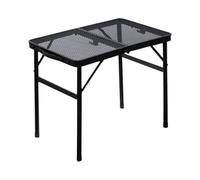 Générique Folding Camping Table, Outdoor Compact Camp, 23.62x15.75in Heavy Duty BBQ Tools, Non Slip Tabletop, Adjustable Height for Portable Design, Picnic, Beach, Fishing, Outdoor