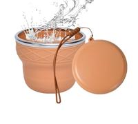 Générique Folding Cup - 200ml Portable Reusable Leakproof, Outdoor Drinking Cup Travel Bottle, Silicone Mug Pocket Size Telescopic Tumbler | Expandable Liquid Beaker for Home Office Gym School