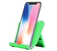 Générique Folding Desktop Phone & Tablet Stand - Angle Viewing Function, Professional Home Office & Desk Support, Universal Smartphone Usage, Non Slip Weighted Base & Pocket Size