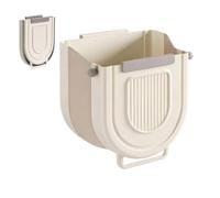 Générique Folding Kitchen Trash Can - PP Wall Mounted Waste Bin With Hook