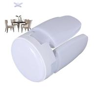 Générique Folding LED Tri-leaf Light - Four-leaf Light | Mini Leafs Bulb Blade Lights For Garage And Barn Ceiling, 4 Adjustable Panels Folding Lights For Basement, Utility Room, E26 E27 Base