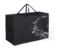 Générique Folding Mattress Carrying Case, Ergonomic Tri Fold Guest Bed Pouch, 12 inches Memory Foam Mattress Bag with Zipper, Oxford Fabric Carry Case with Handles, Travel Storage Lightweight Design