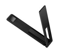 Générique Folding Phone - Slim Zinc Alloy Multi-Angle Cellphone Stand | Portable Adhesive Back Magnetic Holder Rest for Vertical and Horizontal Desk Viewing Compatible with All Phones
