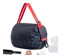 Générique Folding Shopping Bag, Large Waterproof Travel Tote Bag 15.75x15.75 Inches, Compact Foldable Design, Lightweight Carry Handle for Camping Picnic Gym Beach Work Daily Use Storage Essentials