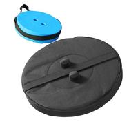 Générique Folding Stool Cushion, Retractable Cover Thickened Chair Pads, Elastic Strap Waterproof Round Pad, Portable Seat Cushion for Travel Fishing Picnic Camping Home Office Garden Furniture