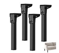 Générique Folding Table Hardware - Heavy Duty Legs for Workshop | Hardware Material with 4 Piece Set, 6-12 inch Size Options, Strong Support for Computer, Desk Dining, Table, Cabinet and Picnic