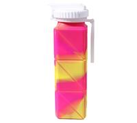 Générique Folding Water Bottle, Expandable Drink Cup, 8.66x2.95 Inches Unfolded Size Compact Foldable Design with Leakproof Lid Seal, Portable Hydration for Hiking, Fishing, Camping, Gym & Sport Use
