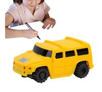 Générique Follow The Pen Car - 5 Pouces Voiture Suivez Le Stylo | Abs Voiture Inductive - Jouet Camion avec Stylo Capteurs Optiques pour Développement Organisation Maison Voyage Collection Ludique
