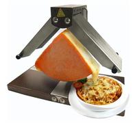Générique Fondant à Fromage Commercial Électrique, Grill Fondant à Double Zone Chauffante, Chauffage Rapide Traditionnel Fondant Raclette pour Restaurants Occidentaux