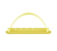 Générique Fondant Cake Arc Ruler, Curved Cake Decorating Tool, Baking Shaper, Perfect Chocolate Icing for Enthusiasts and Professionals, Cream Candy, 24.9x4.6x1.1 Inches, Green, Pink, Yellow