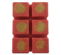 Générique Fondants de Cire parfumés Feu de Bois en tablettes sécable de 6 carrés - 80 grammes - Environ 60 Heures de Combustion (10h par carré) - Parfum d'intérieur