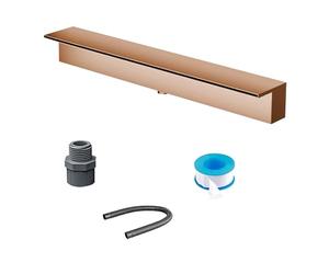 Générique Fontaine à déversoir en Cascade. Kit Fontaine et Cascade pour Bassin d'intérieur et d'extérieur - Fontaine en Bronze de 35 cm (14 Pouces) - Installation Facile pour Une décoration de Jardin