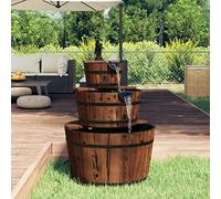 Générique Fontaine à Eau avec Pompe 60x60x94 cm Bois de Sapin Massif,Maison & Jardin,Décorations,Fontaines & bassins,Fontaines & Cascades,Brun,13.65 KG,363332