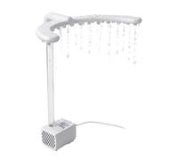 Générique Fontaine Douche Aux Oiseaux avec Pompe À Eau Courante Fournitures | Fontaine De Bain Perruche Douche Oiseaux Pour Inséparables, Cacatoès, Calopsittes, Mainates, Intérieur/Exté