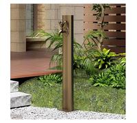 Générique Fontaine extérieure antigel avec Colonne d'eau intégrée, Robinet et système d'irrigation, Conception Verticale Durable pour Une Utilisation Toute l'année.