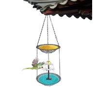 Générique Fontaine Solaire pour Bain d'oiseaux,Suspendable avec Pompe Solaire - Bain d'oiseaux extérieur avec Pompe à Eau - pour Colibri, Rouge-Gorge, Moineau, Terrasse, Pilier, Jardin, Balcon, Cour