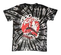 Générique Foo Fighters T Shirt Speeding Bus Band Logo Nouveau Officiel Unisex Noir Dye Size S