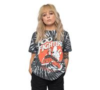 Générique Foo Fighters T Shirt Speeding Bus Band Logo Nouveau Officiel Unisex Noir Dye Size S