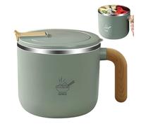 Générique Food Bowl - 1.55 Liter Vacuum Insulated Container, Drain Hole Design Lunch Storage Tool for Picnic Travel School Camping Outdoor Meal | Prep, Japanese Box Hot Meal Chilled