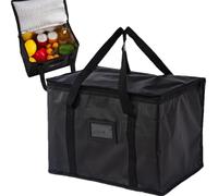 Générique Food Delivery Bag, Thermal Insulated Tote, Grocery Carrier, 20.47x13.78x15.35 inches, Cooler Bag for Hot and Cold Items, Perfect for Catering, Takeout, Food Transport