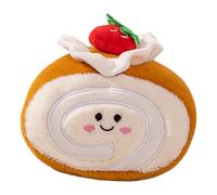 Générique Food Plush Toy - Stuffed Animal Plushee Doll, Cute Cake Plushee, Soft Roll Toy, Adorable Stuffed Dessert Accessory, Decorative Miniature Plush | Playroom Comfort Companion for Children