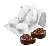 Générique Food Silicone Molds, Leaf Chocolate Candy Baking Mold 6 Cavity