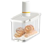 Générique Food Storage Box, Fresh Keeping Container with Manual Vacuum Pump, 12.79x5.75x6.38inches Airtight Sealed Jar, Ideal Kitchen Container for Vegetables, Fruits, Meal Prep and Leftovers