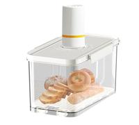 Générique Food Storage Box, Fresh Keeping Container with Manual Vacuum Pump, 12.79x5.75x6.38inches Airtight Sealed Jar, Ideal Kitchen Container for Vegetables, Fruits, Meal Prep and Leftovers