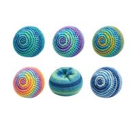 Générique Foot Kick Sack Dirt Bag Set - 6 Piece Interactive Juggling Sport Balls | Sand Filled Training Toss Bags Coordination Exercise Game Accessories for Indoor Outdoor, Park, Camping, Yard, Play