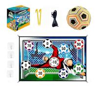 Générique Football Accuracy Target Game, Foldable Mat Goals Toy with 1 Balls, Indoor Outdoor Soccer Ball Game (A)