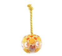 Générique Football pour - Boule De Disque en Levrette - Corde en Coton Ball Drôle pour, Jouets pour en Plein Air, Gloussement Coloré Et Doux pour, Anniversaire, Plaisir Interactif À