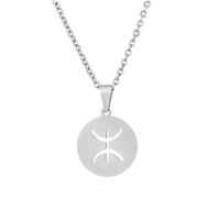 Générique For African For Berbers Stainless Steel Map Pendant Necklaces Jewelry Gold Color Items Women Man Party Gifts Jewelry (Model 10)