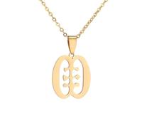 Générique For African Symbol Stainless Steel Map Pendant Necklaces Map Jewelry Gold Color Items for Bridal Women Man Party Gifts Earrings Sets Round Ball Jewelry (Model 5)