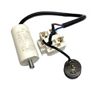 Générique For démarreur de compresseur QP3-12A, protecteur de relais de compresseur de réfrigérateur avec pièces de réparation de condensateur 4UF Pièces d'appareils électroménagers(1 Set PCS)