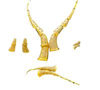 Générique For Dubai Necklace Pendants Earrings Ring Bracelet 4pcs Set Gold Color Women Traditional Jewelry African Bridal Sets Wedding Party