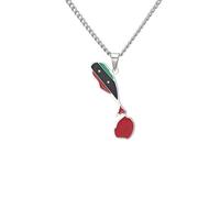 Générique For European and American countries Stainless Steel Map Pendant Necklaces Simplicity Jewelry Gold Color Items for Women Man Party Gifts Earrings Sets Jewelry (Model 114)