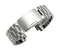 Générique For hommes TIMEX T2N720 T2N721 TW2R55500 T2N739 Bracelet de montre en acier inoxydable 24 * 16mm extrémité cosse métal noir argent(Color F silver fold)
