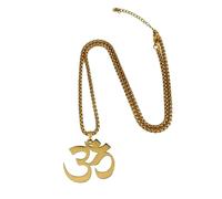 Générique For India Symbol Stainless Steel Map Pendant Necklaces Map Jewelry Gold Color Items for Bridal Women Man Party Gifts Earrings Sets Jewelry (Model 2)