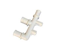Générique For lave-tambour Raccord de barillet extérieur Tuyau ondulé en caoutchouc injecté Coude Tuyau d'admission(WHITE)