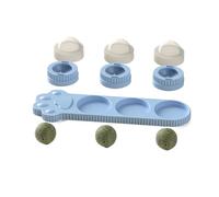 Générique for, Rotatable Ball, for, Toys for Indoor, Edible Nips, Portable Toys That Stick on Help Maintain Health by Cleaning Teeth, reducing STA