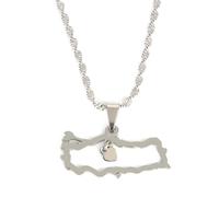 Générique For Turkish Stainless Steel Pendant Necklaces Jewelry Gold Color Items for Bridal Women Man Party Gifts Earrings Sets Round Ball Jewelry (Model 10)