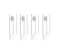 Générique For XIAOMI T200/T200C Replacement Toothbrush Head Sonic Electric Vacuum Toothbrush Bristle Brush Head Boxed 30/20/16/8/4PCS(White gray-4PCS)
