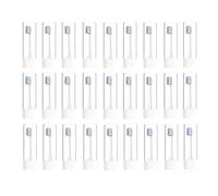 Générique For XIAOMI T200/T200C Replacement Toothbrush Head Sonic Electric Vacuum Toothbrush Bristle Brush Head Boxed 30/20/16/8/4PCS(White gray-30PCS)